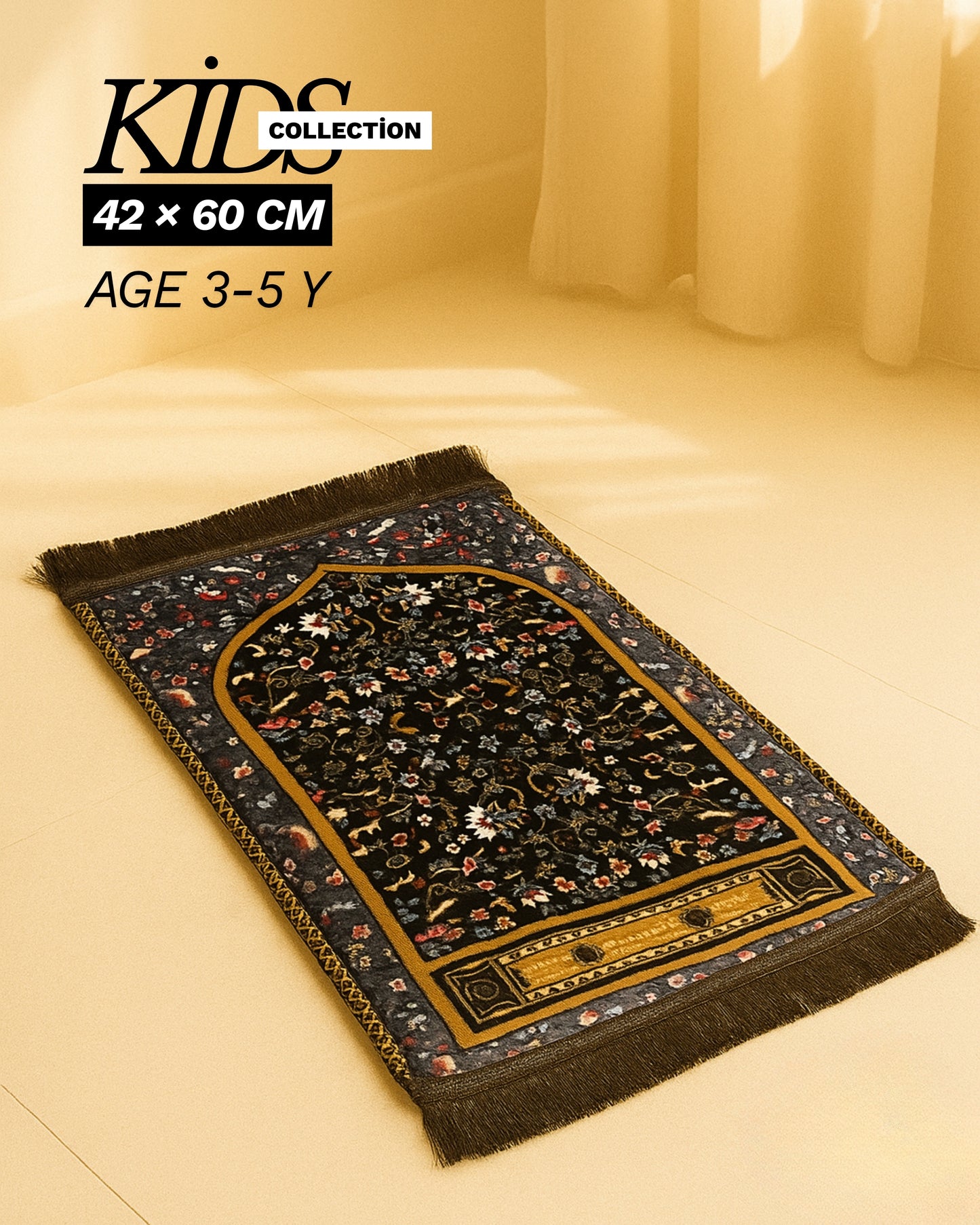 Kids Prayer Mat – Blue Floral