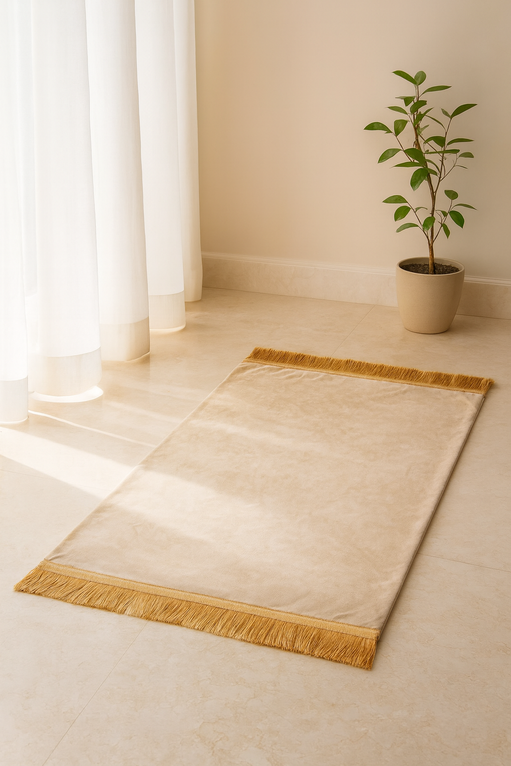 Premium Turkish Textured velvet prayer mat