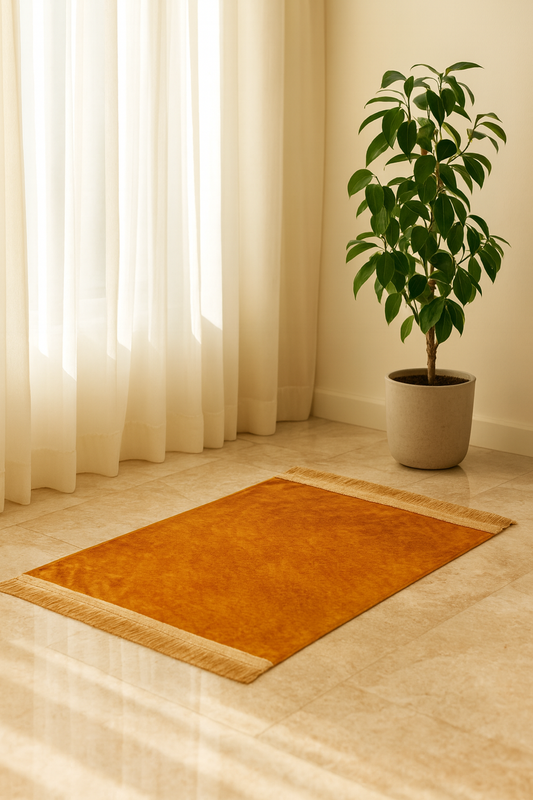 Premium Turkish Textured velvet prayer mat