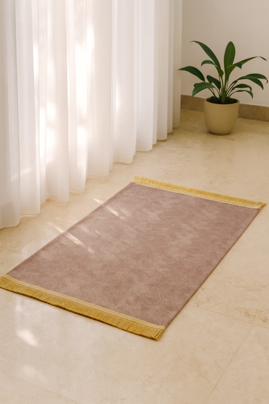 Premium Turkish Textured velvet prayer mat
