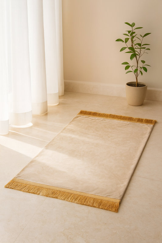 Premium Turkish Textured velvet prayer mat