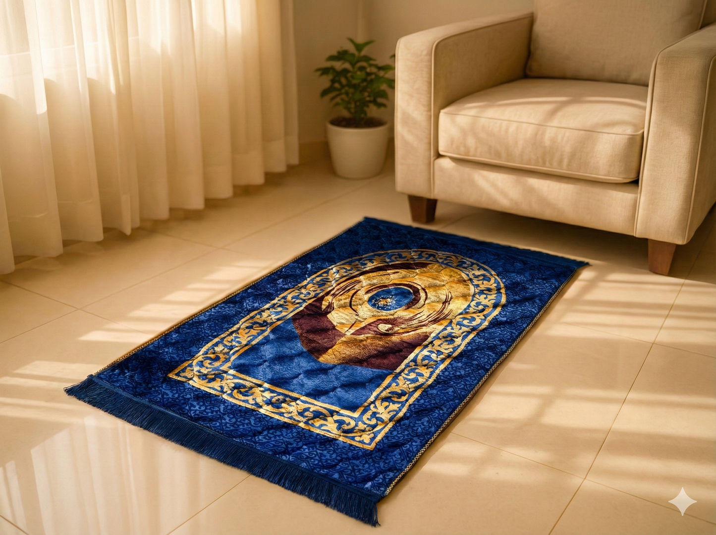 Premium Double Padded Prayer Mat – 3 Colors
